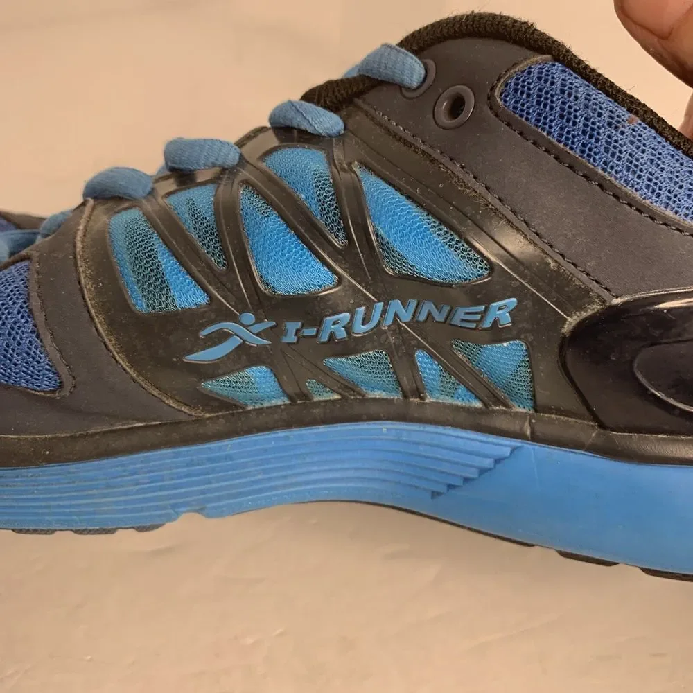 I-RUNNER Noble‎ Men's 11 W Diabetic Blue Athletic Walking Jogging Shoe Sneakers